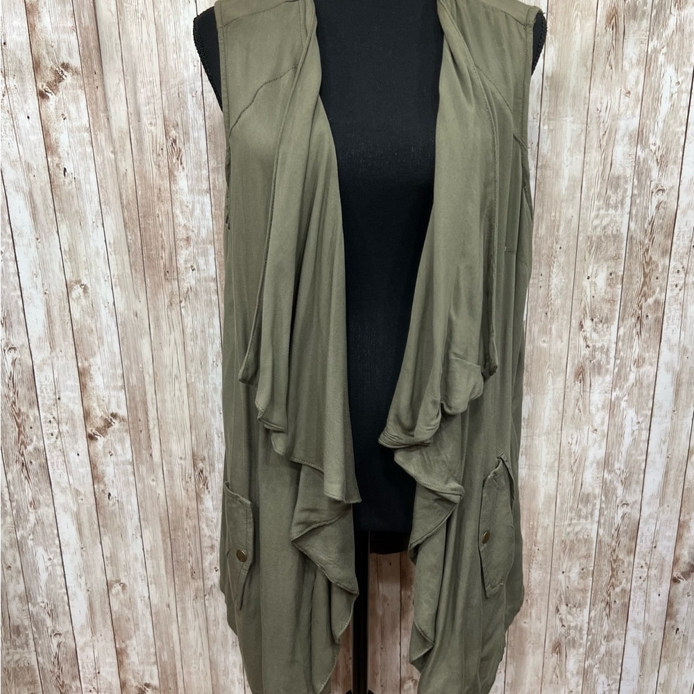 Cato‎ Olive Green Women's Vest